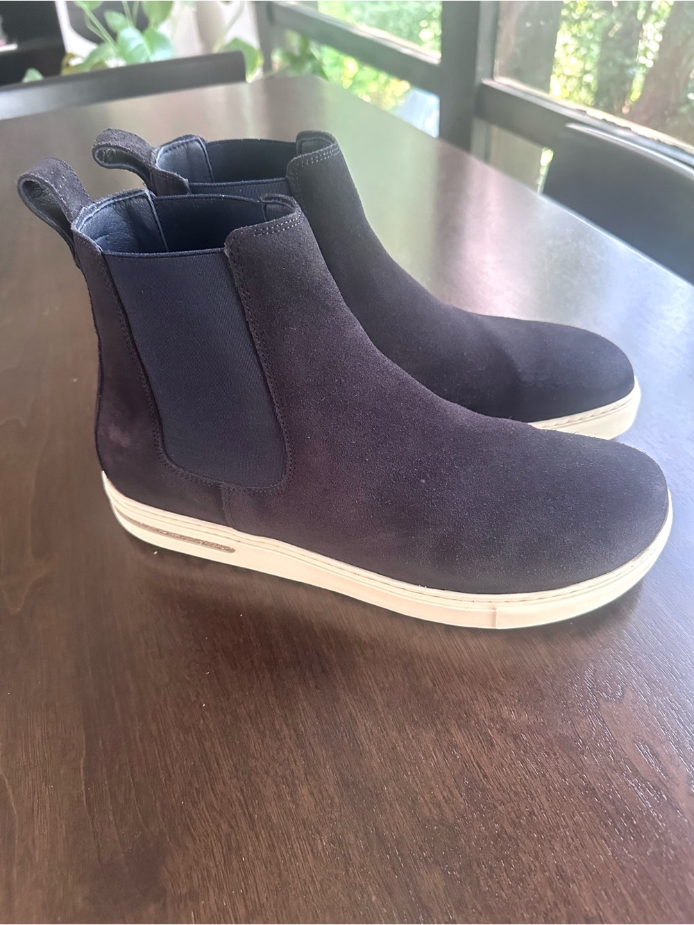 Birkenstock Bend Men's Suede Leather Chelsea Sneaker Boots 45 12 EUC